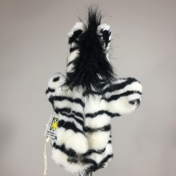 Manhattan Toy Company Accessories Vintage Zebra Hand Puppet Rare